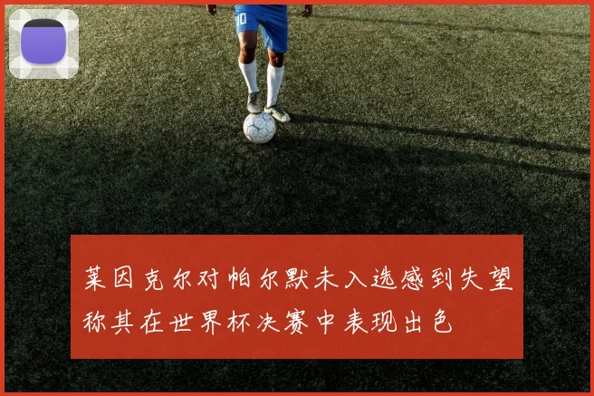 莱因克尔对帕尔默未入选感到失望称其在世界杯决赛中表现出色